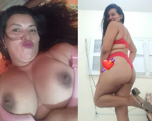 Fotos caseiras pelada da coroa peituda casada.