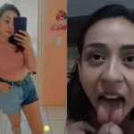 Casada vazada mamando pica
