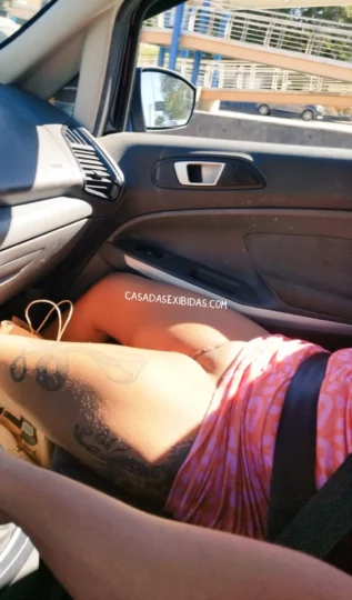 exibicionismo d casada no carro