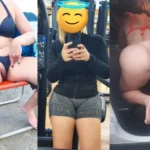 Loira amadora exibida pelada