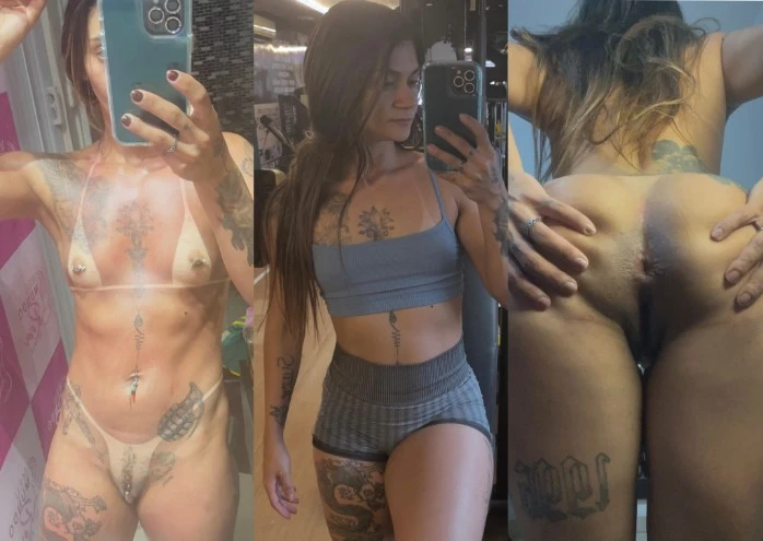 morena tatuada greluda nua